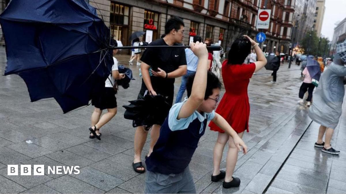 China Evacuates Over One Million People as Typhoon Dolphin Hits